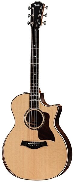 Taylor 814ce Deluxe V-Class Acoustic-Electric Guitar (with Case), Main